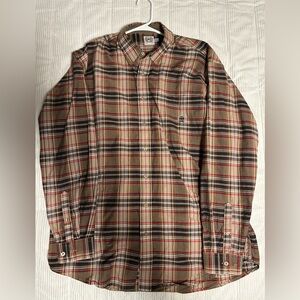 Cinch Men's Shirt L Brown Button Down Cowboy Rodeo Long Sleeve